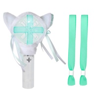 Lightstick Cover for TXT, Plush Light Stick Covers with Bow Cartoon Decorations，Animal Ear Shape Lig