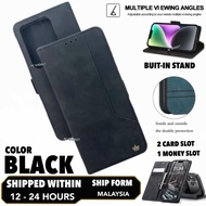 OPPO A79 5G /A77 /A77S /A76 /A74 4G LEATHER POCKET MAGNET FLIP BAG PHONE CASE