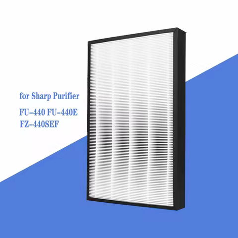 Replacement for Sharp FU-440 FU-440E Air Purifier Compatible HEPA Filter FZ-440SEF