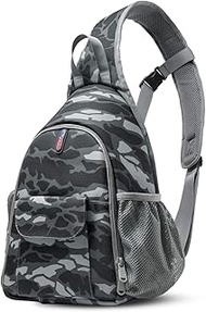 DSLR Camera Bag Waterproof Camera Sling Backpack with Rain Cover Outdoor Travel Backpack Camera Bag Case for Laptop Canon Nikon Sony Pentax DSLR Cameras,Lens,Tripod and Accessories (Camouflage)