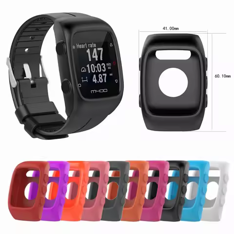 Silicone Cover For Polar M430 / Polar M400 Smart Watch Running Sport GPS Screen Case Replacement Pro