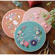 Embroidery Starter Set Sulam 20cm Hoop #