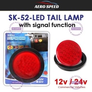 AKSESORI LORI LAMPU KELIP-KELIP MERAH BULAT LAMPU EMERGENCY 12V DENGAN FLASHING LAMP