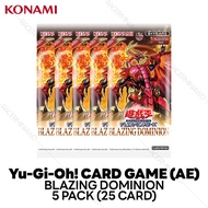 Yu-Gi-Oh! Official Card Game: Booster Blazing Dominion 5 Pack (Asia English)