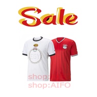 Top Quality Egypt Home Away CAF Jersey 23/24 Soccer Football Soccer Football Jersey Men Sports T-shi
