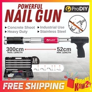 PRODIY Heavy Duty Ceiling Nailer Shooter Manual Rivet Gun Concrete Nail Gun Steel Metal Wall Paku Di
