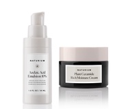 Naturium Skin Soothing Duo, Azelaic Acid Emulsion & Plant Ceramide Rich Moisture Cream, Anti-Aging S