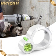 MEIGUII Electric Drill Level, Circular Slot Vertical Drill Hole Level, Durable 63/ 53mm Portable Bub