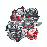 Honda bikers Honda biker's sticker Honda biker's sticker Honda biker/ sticker Honda community sticke