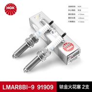 เปลือกกระพริบ NGK Motorcycle Iridium Spark Plug LMAR8BI-9 สำหรับรถจักรยานยนต์ HuaTai แท้จากจีนแผ่นดิ
