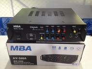เครื่องขยายเสียง Power Integrated Amplifier MBA Model AV-268A D12 stereo Karaoke Amplifier USB SD ca