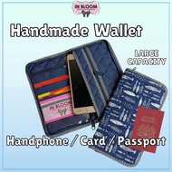 Handphone Pouch wallet women fashion wallet purse woman handmade berzip  Long Ladies Wallet Dompet Duit Wanita Original