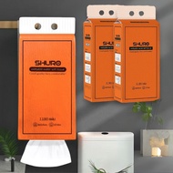 (Orange Tissue) 4-Layer Thick Pull-Out Tissue Paper Wall Hanging 1 180 Sheets Can Be Used For Wiping