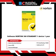 NORTON 360 STANDARD 1 device 1 year Software