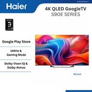 [Free Install] Haier S90E Series 55" 65" QLED 4K HDR Smart Google TV H55S90EUX / H65S90EUX / 144Hz /