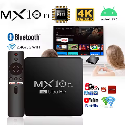 android tv box decoder 2024 4k android 13 mx10 f1 digital wholesale onn certificado smart android tv