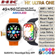 HKULTRA ONE 4G Call Smart Watch 2.02 AMOLED 2GBRAM 16GB ROM Android 13.1 System with Camera WiFi GPS