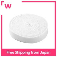 TKY Tennis grip tape towel grip badminton racket non-slip sweat 10m black stain grip absorb (white)