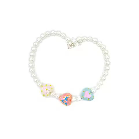 *Dog Accessories Pearl Necklace Pet Maltese Yorkshire Schnauzer Pomeranian Teddy Bigbear Xi Shi Cat