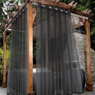 Outdoor Gazebo Curtains Garden Waterproof Curtains