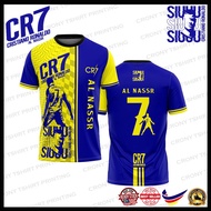 CR7 Al Nassr Blue Sublimation Shirt | CR7 Al Nassr Blue Sublimation Shirt