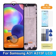 6.4"Super AMOLED For Samsung Galaxy A31 LCD Display LCD Display Touch Screen For Samsung A31 SM-A315