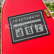 HONDA WAVE 110 ORIGINAL JRP SEAT COVER RED EDITION Rubber Logo with Sticker