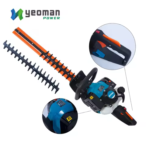 Yeoman 2-Stroke Dual Scissor Type Garden Grass Trimmer DIY Industrial Grade Brush Cutter Gasoline He