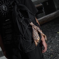 GANTUNGAN Bandana Charm Bag Leopard Color Bandana Hanger