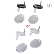 All Fix WC Toilet Seat Hinge Fittings Quick Release Hinges for Replacement Hinges and Back To Wall o