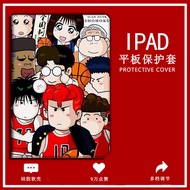 iPad8 กรณีป้องกัน 2021PRO11 นิ้ว AIR4 SLAM DUNK 3/2 อะนิเมะ 1 แท็บเล็ต MINI5 Apple 6 ชุด