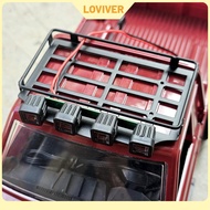 RC Roof Rack Luggage Carrier Lightweight Easy to Install Luggage Rack Accessory Replace for MN82 1/1