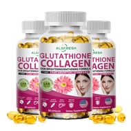 710mg Hydrolyzed Collagen 300mg Glutathione 4000mcg Biotin and Vitamin A D B6 B12 Capsule Dietery Su