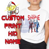 Ultraman Tiga Baju ultramen t-shirt cotton raksasa zetton ultra-man Z Kids ULTRAMAN UT graphic Ginga