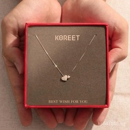 Gift for Girlfriend New Pure Silver Model2023Women's Silver Small Niche High-end Silver Jewelry Ligh