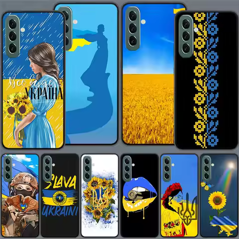 Ukraine Flag Girl Phone Case Samsung A16 A26 A36 A56 Galaxy A02S A03S A12 A52S A13 A23 A33 A53 A22 A