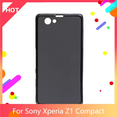 Xperia Z1 Compact Case Matte Soft Silicone TPU Back Cover For Sony Xperia Z1 Compact Phone Case Slim