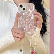 Pink Feather Yarn Casing Realme 12 11 7 2 Pro 4G 8i 8 6i 6 5S 5i 5 C1 C2 C3 A1K Narzo 20 10 20A 10A 