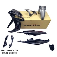 Coverset yamaha SRL115 Lagenda jupiter rc 2019 hitam grey & putih 115fi fuel  115 fi Srl 115