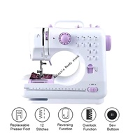 ✺▦∈Sewing Machine FHSM 505A Pro Upgraded 12 Portable Mini Mesin Jahit 505