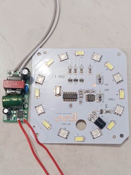 Led driver travo + lampu emergency 5-20 watt