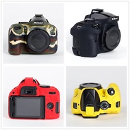 ■✺✽ Soft Silicone Armor Camera Bag Case For Nikon D750 D780 D810 D850 D3200 D3300 D3400 D3500 D5100 D5200 DSLR Cover Body Skin