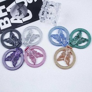 Sparkling Butterfly Magnetic Universal Phone Holder PC Case Sticker Lazy Holder -IP888