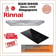 RINNAI RH-S95A-SSVR SLIMLINE HOOD + RINNAI RB-3012H-CB 2 ZONE INDUCTION HOB BUNDLE