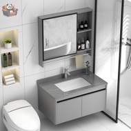 【SG Sales】Vanity Cabinet Set, Mirror Cabinet, Sintered Stone Table, Top Bathroom Cabinet With Mirro,