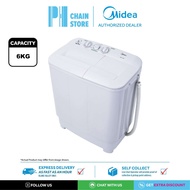MIDEA 6KG - 13KG SEMI AUTO WASHER / WASHING MACHINE | MSW-6008P MSW-7118P MSW-8008P MSW-9008P MSW-11