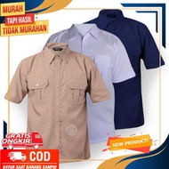 KEMEJA Short Sleeve Civil Servant Uniform, Civil Servant Uniform, Men's Civil Servant Uniform, Short