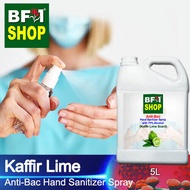 Anti Bacterial Hand Sanitizer Spray with 75% Alcohol - lime - Kaffir Lime Anti Bacterial Hand Sanitizer Spray - 5L