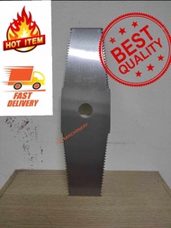 READY STOCK TANAKA 12" Steel Plate Brush Cutter Sawteeth Blade / Mata Pisau Mesin Rumput Gergaji（双牙草刀)(HIGHT QUALITY)