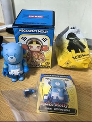 Pop mart盲盒 mega space 100周年 第四代 睡覺熊100% molly Care Bears 盲盒 bedtime